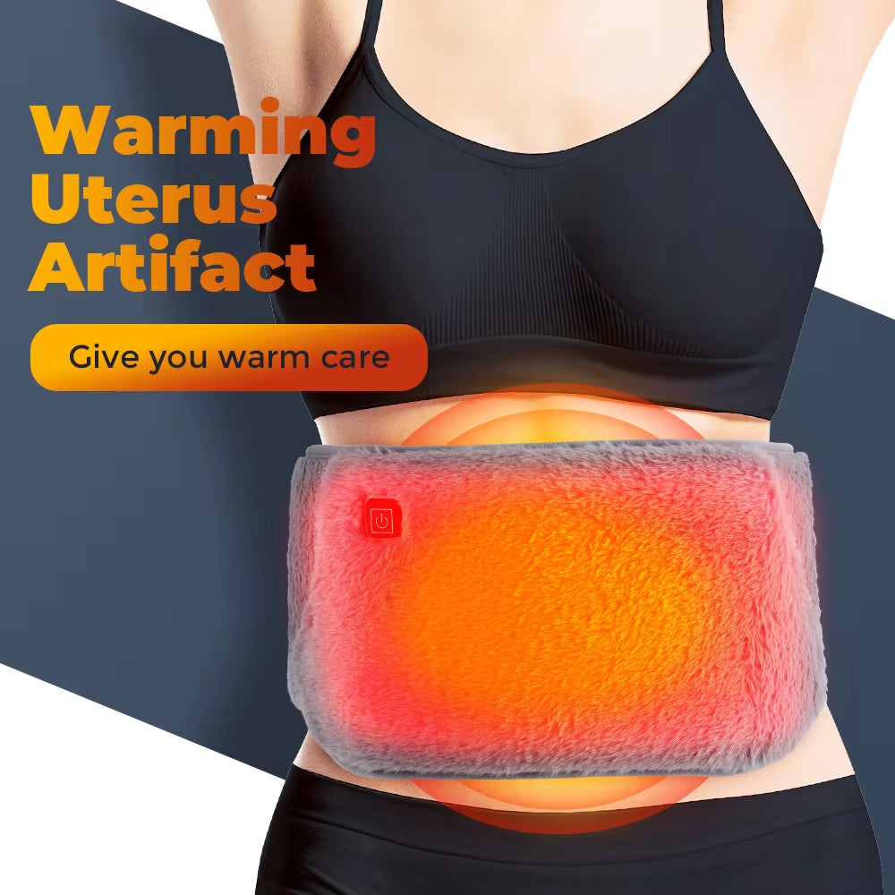 Electric Heating Waist Belt USB Hand Warmer Winter Hot Compress Abdominal Lumbar Uterus Heater