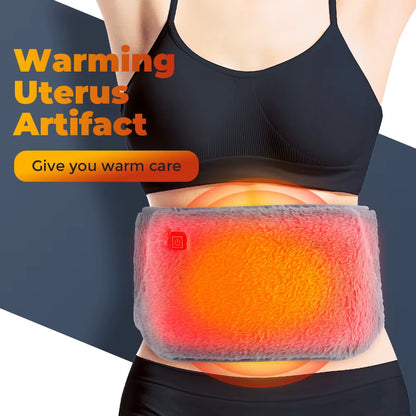 Electric Heating Waist Belt USB Hand Warmer Winter Hot Compress Abdominal Lumbar Uterus Heater