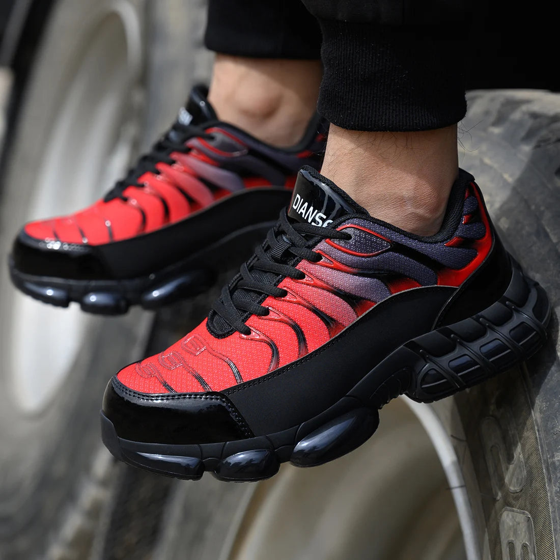 Work Safety Shoes for Men Breathable Anti-Punctur Indestructible Boots Non-Slip Industrial Construction Shoes Male Footwear