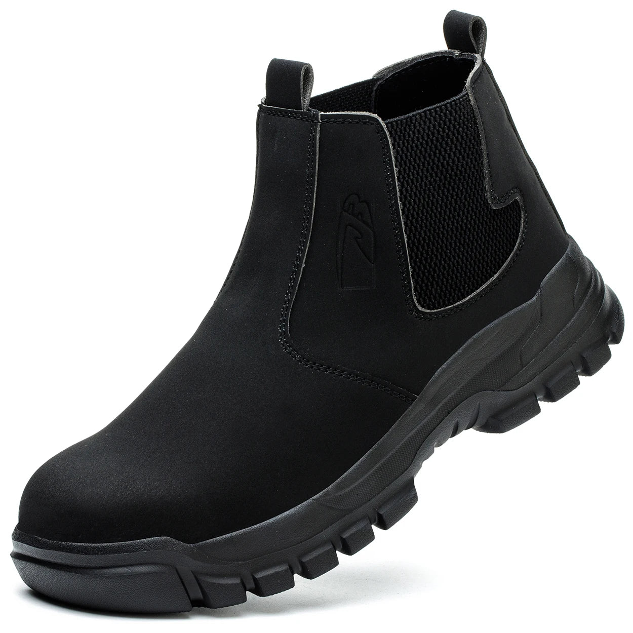 Waterproof Men'S Safety Work Boots Steel Toe Shoes anti Impact and Anti-Puncture Outdoor Adventure Hiking Tactical Boots