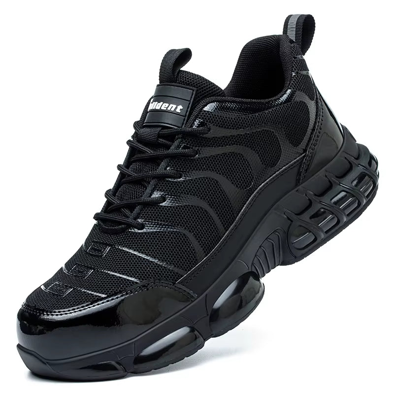Summer Air Cushion Work Safety Shoes Unisex Breathable Steel Toe Shoes with Anti-Piercing Protection Tactical Boots