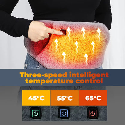 Electric Heating Waist Belt USB Hand Warmer Winter Hot Compress Abdominal Lumbar Uterus Heater