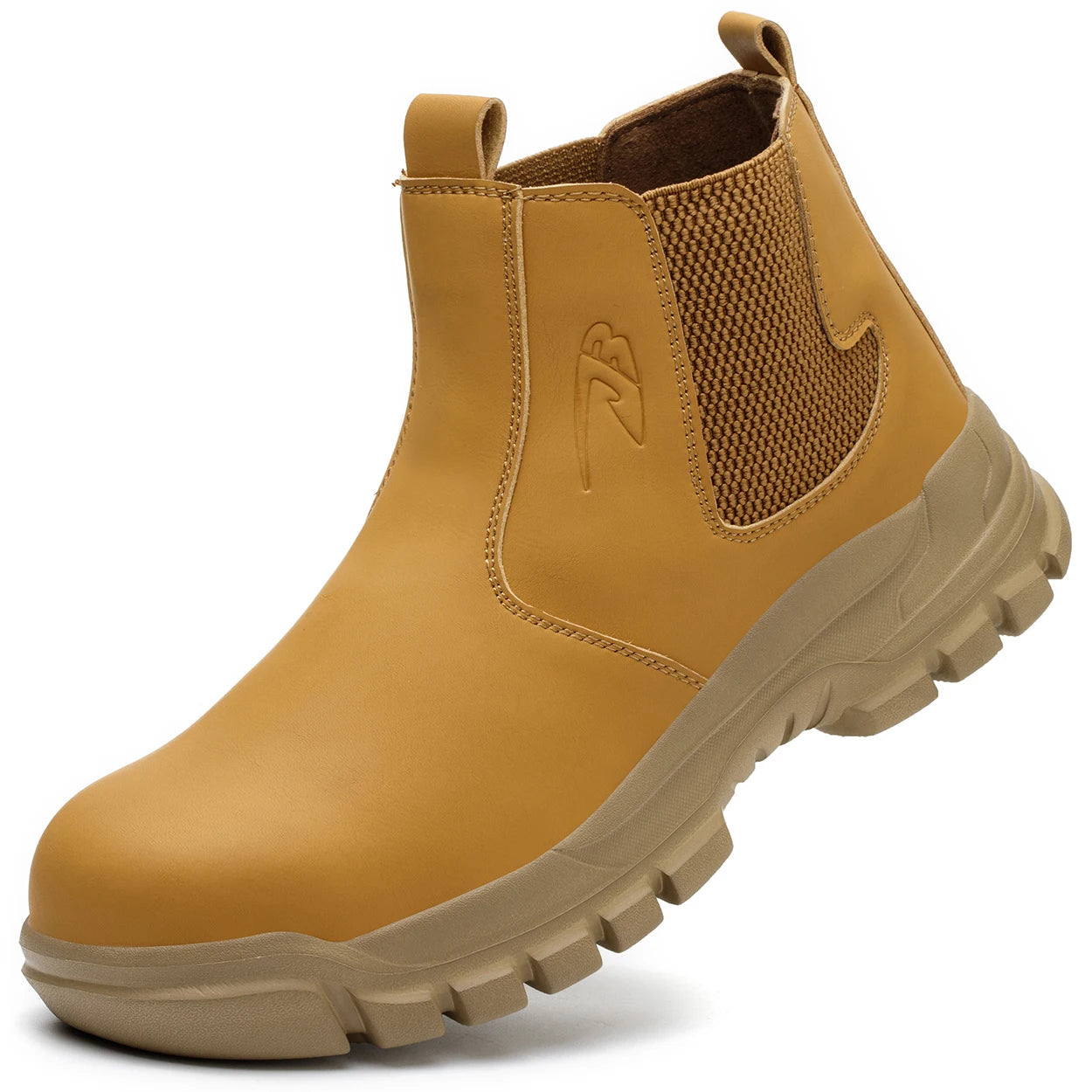 Waterproof Men'S Safety Work Boots Steel Toe Shoes anti Impact and Anti-Puncture Outdoor Adventure Hiking Tactical Boots