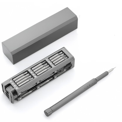 46 in 1 precision screwdriver set with specifications on a white background