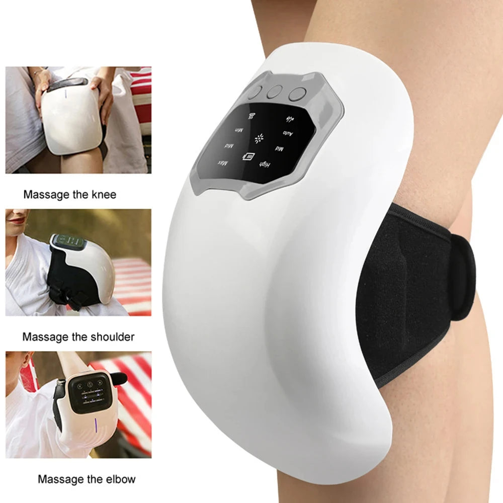 Experience Ultimate Relaxation with the 3-In-1 Wireless Knee Massager - Smart Air Pressure & Vibration for Targeted Relief