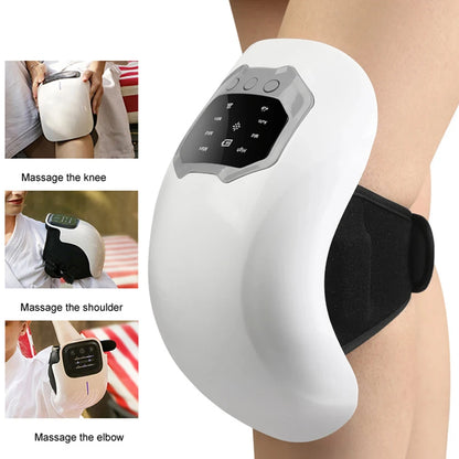 Experience Ultimate Relaxation with the 3-In-1 Wireless Knee Massager - Smart Air Pressure & Vibration for Targeted Relief