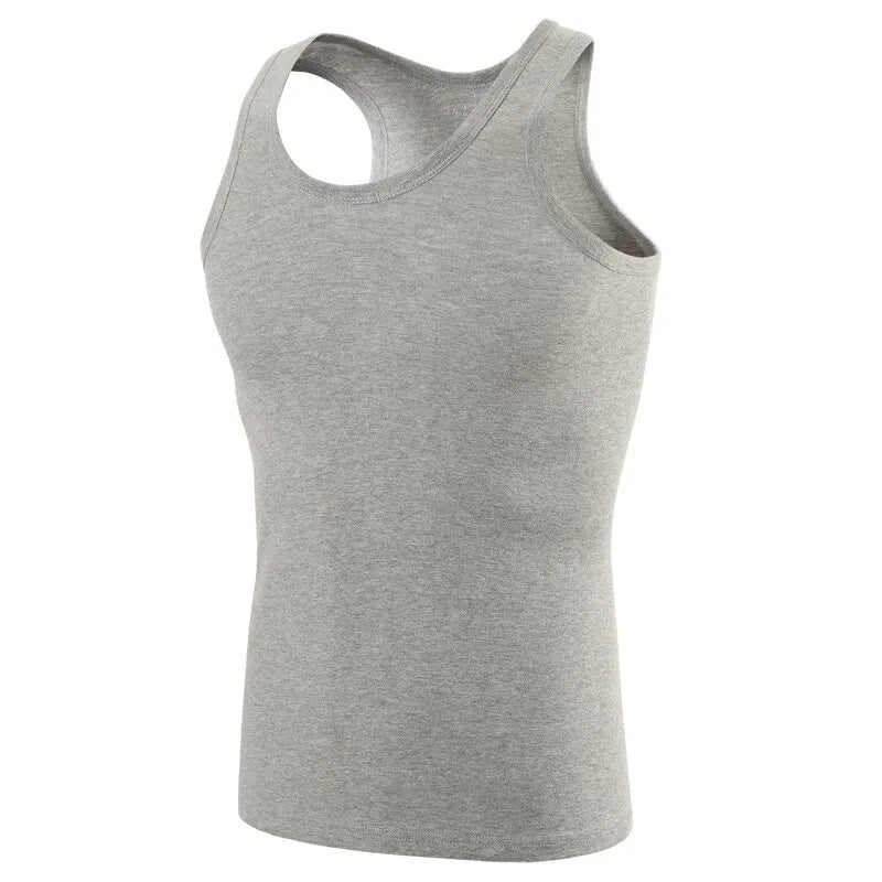 Elevate Your Workout with Our Comfortable Multi-Size Cotton Sleeveless Vest for Men and Teenagers
