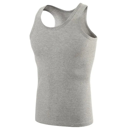 Elevate Your Workout with Our Comfortable Multi-Size Cotton Sleeveless Vest for Men and Teenagers