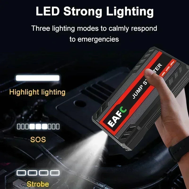 Car Jump Starter Battery Power Bank 600A Portable Emergency Starter Booster 12V Auto Starting Device for Petrol Vehicle Start
