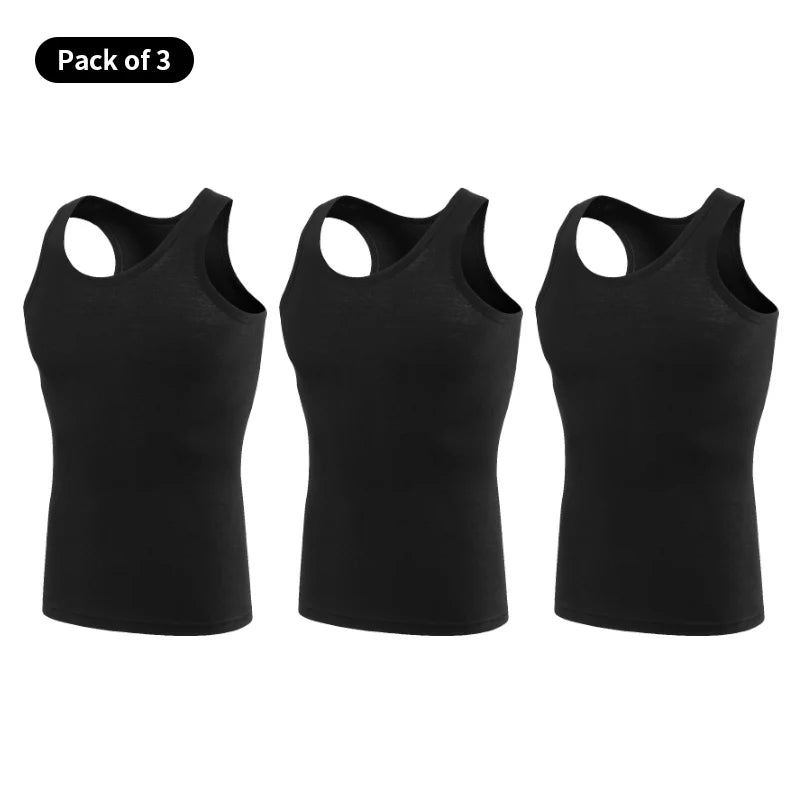 Elevate Your Workout with Our Comfortable Multi-Size Cotton Sleeveless Vest for Men and Teenagers