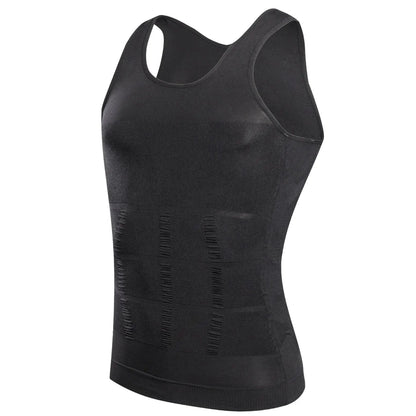 Transform Your Physique with Our Men's Slimming Compression Vest - Ultimate Waist Trainer for Weight Loss and Belly Control