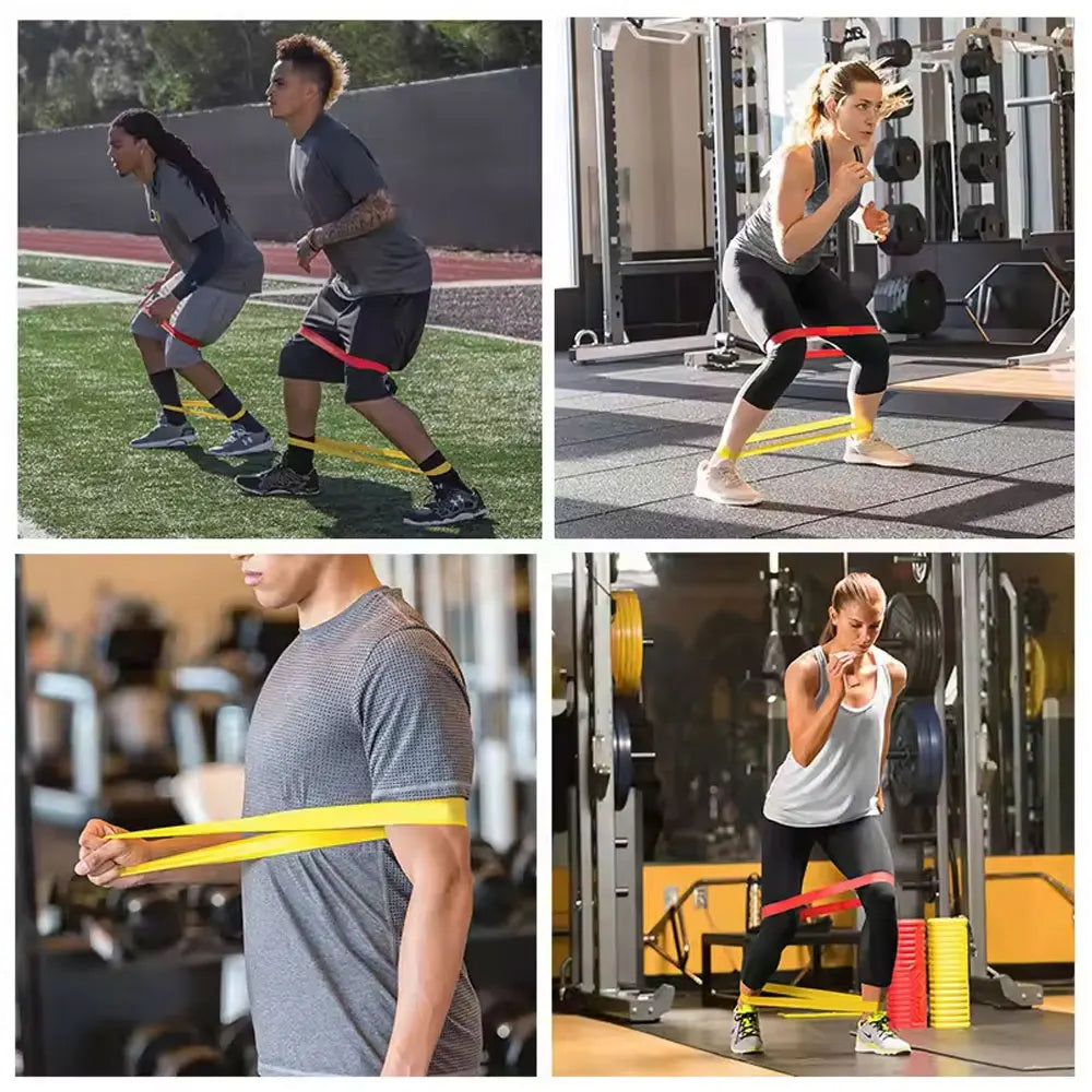 Ultimate Resistance Bands Set - Versatile Elastic Bands for Strength Training, Yoga, and Physical Therapy for All Fitness Levels