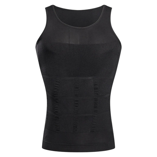 Transform Your Physique with Our Men's Slimming Compression Vest - Ultimate Waist Trainer for Weight Loss and Belly Control