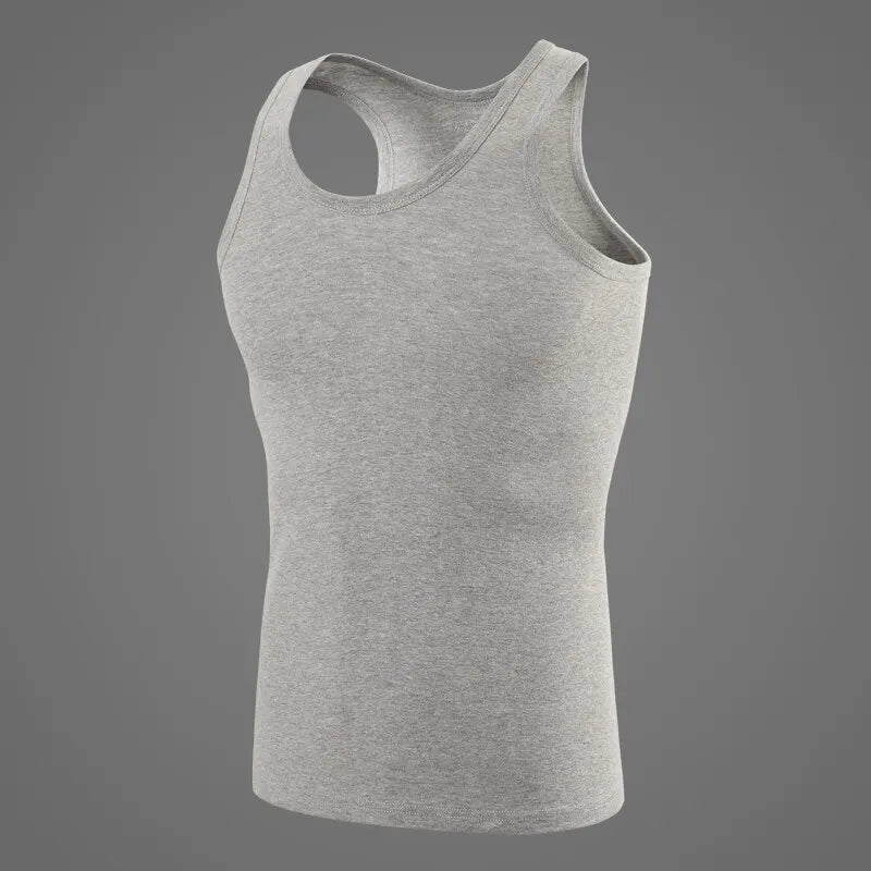 Elevate Your Workout with Our Comfortable Multi-Size Cotton Sleeveless Vest for Men and Teenagers