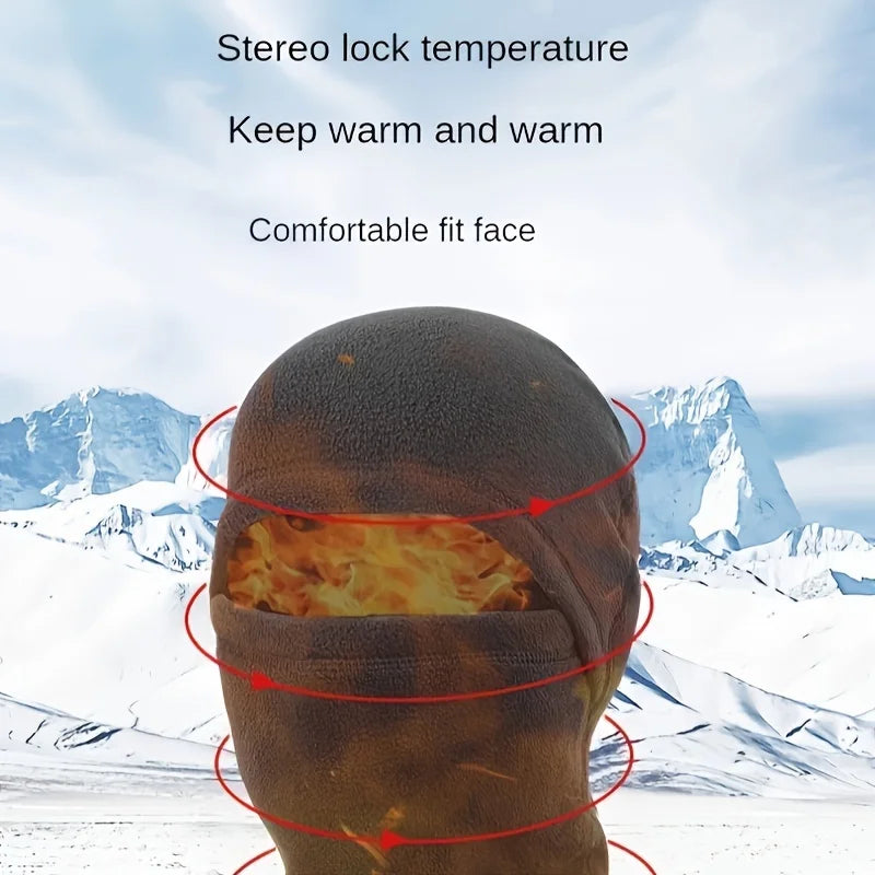 Ultimate Outdoor Windproof Ski Mask - Full Face Protection with Extended Neck Guard for Cold Weather Adventures