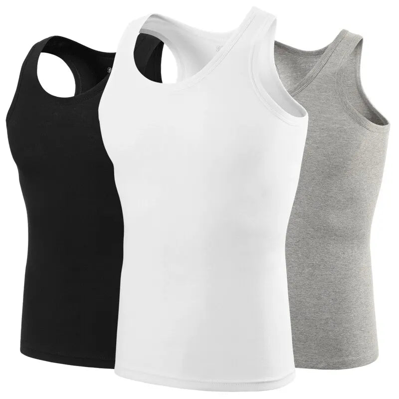Elevate Your Workout with Our Comfortable Multi-Size Cotton Sleeveless Vest for Men and Teenagers
