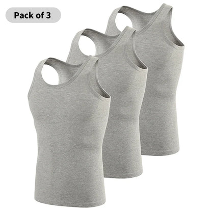 Elevate Your Workout with Our Comfortable Multi-Size Cotton Sleeveless Vest for Men and Teenagers