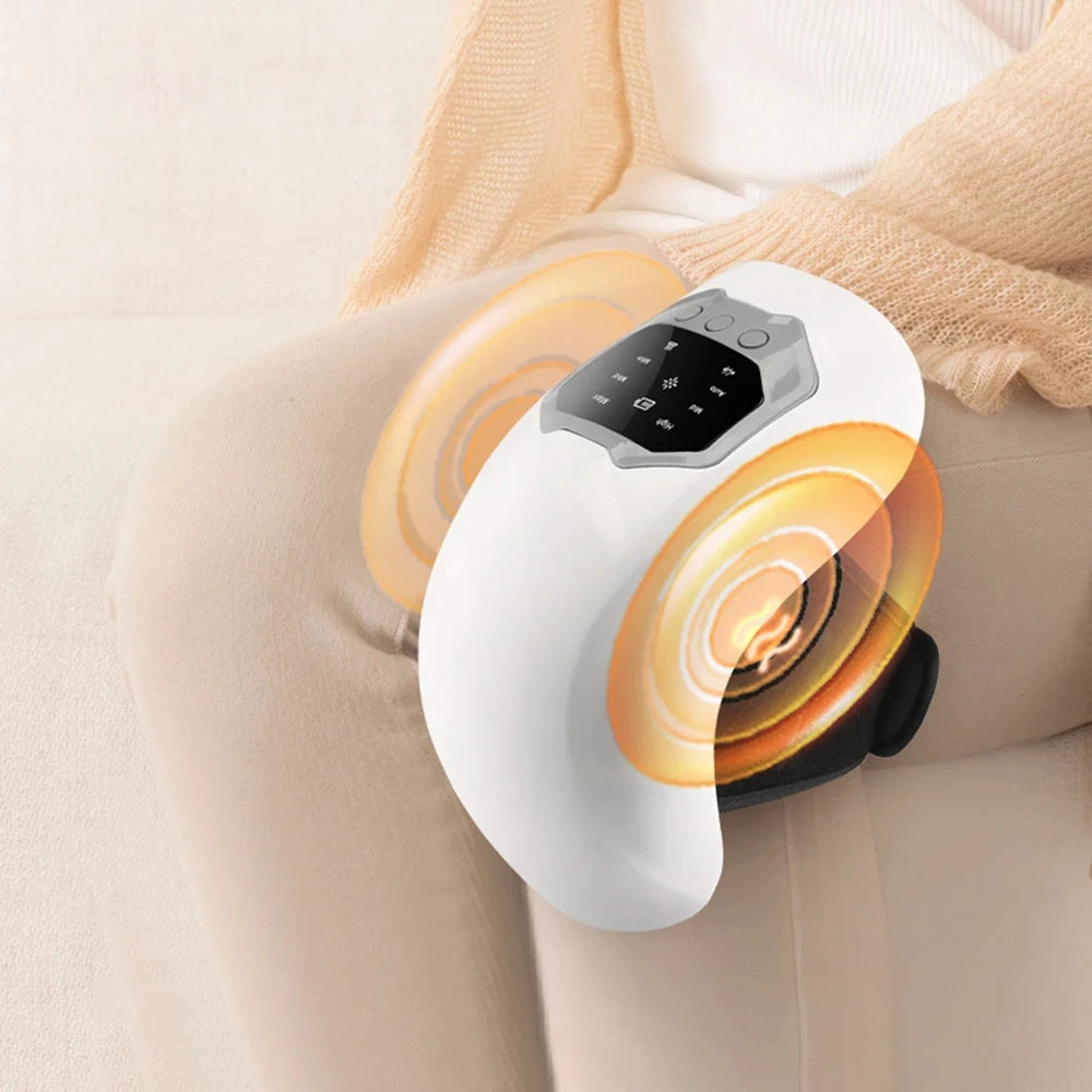 Experience Ultimate Relaxation with the 3-In-1 Wireless Knee Massager - Smart Air Pressure & Vibration for Targeted Relief