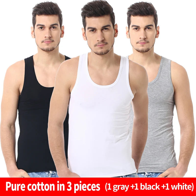 Elevate Your Workout with Our Comfortable Multi-Size Cotton Sleeveless Vest for Men and Teenagers