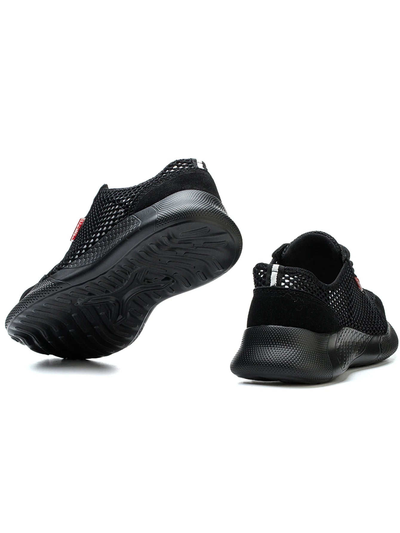 Breathable Men Work Shoes Summer Safety Shoes Lightweight Protective Sneakers Safety Steel Toe Shoes Men Puncture-Proof Boots