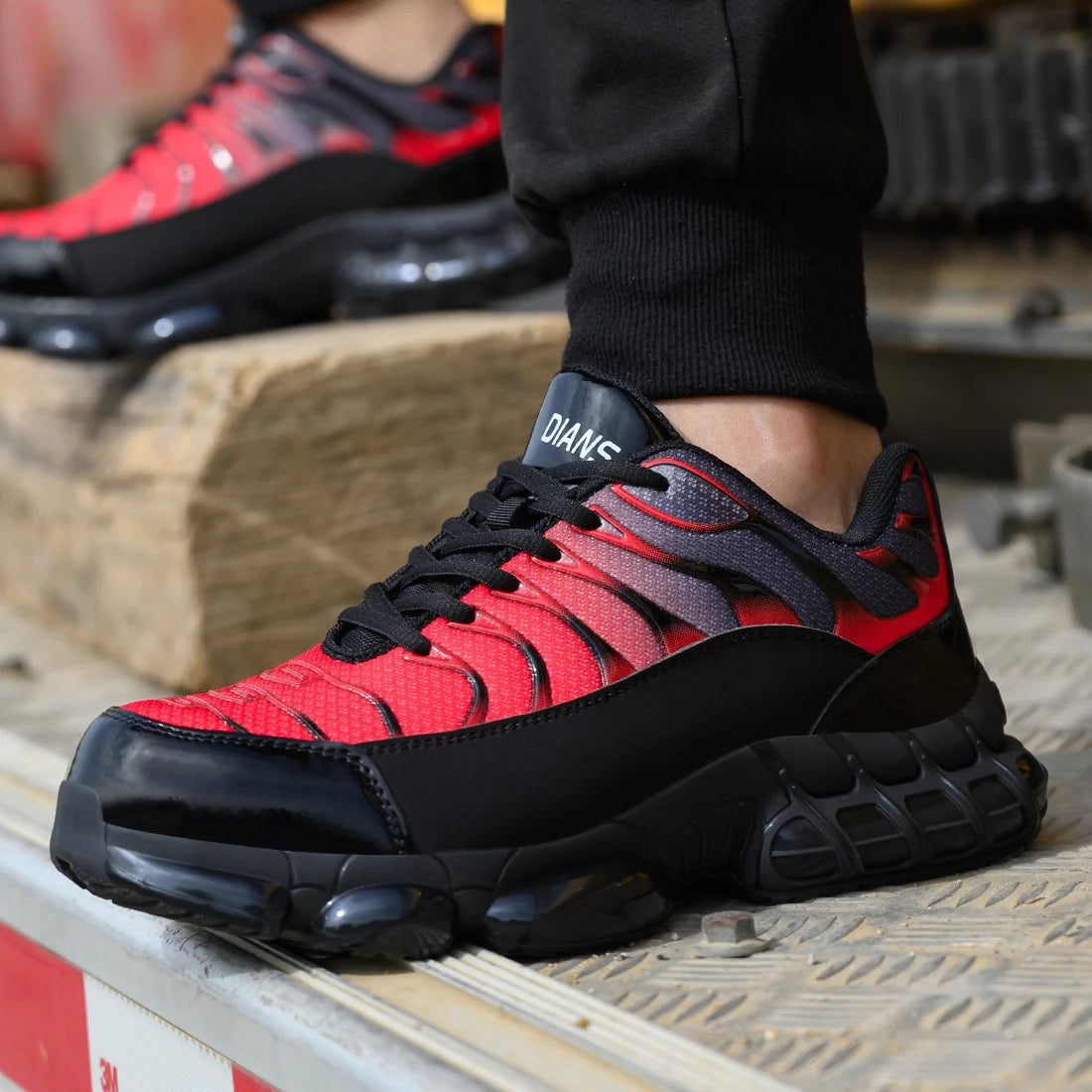 Work Safety Shoes for Men Breathable Anti-Punctur Indestructible Boots Non-Slip Industrial Construction Shoes Male Footwear