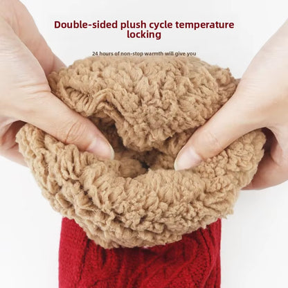 Super Warm Winter Non-Slip Floor Socks Women Men Snow Socks Sleep Carpet Slippers Socks Women Velvet Boot Unsiex Home Wear