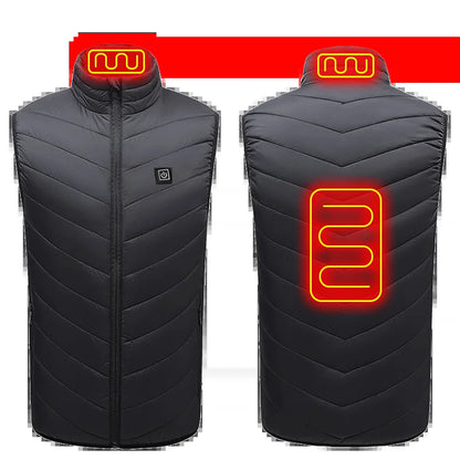 21 Heated Vest Zones Electric Heated Jackets Men Women Sportswear Heated Coat Graphene Heat Coat USB Heating Jacket for Camping